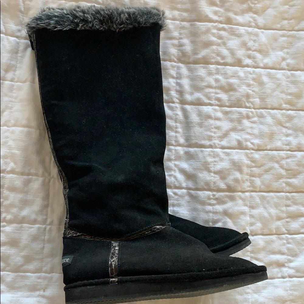 Juicy Couture faux fur zip-up knee boots - Picture 4 of 10